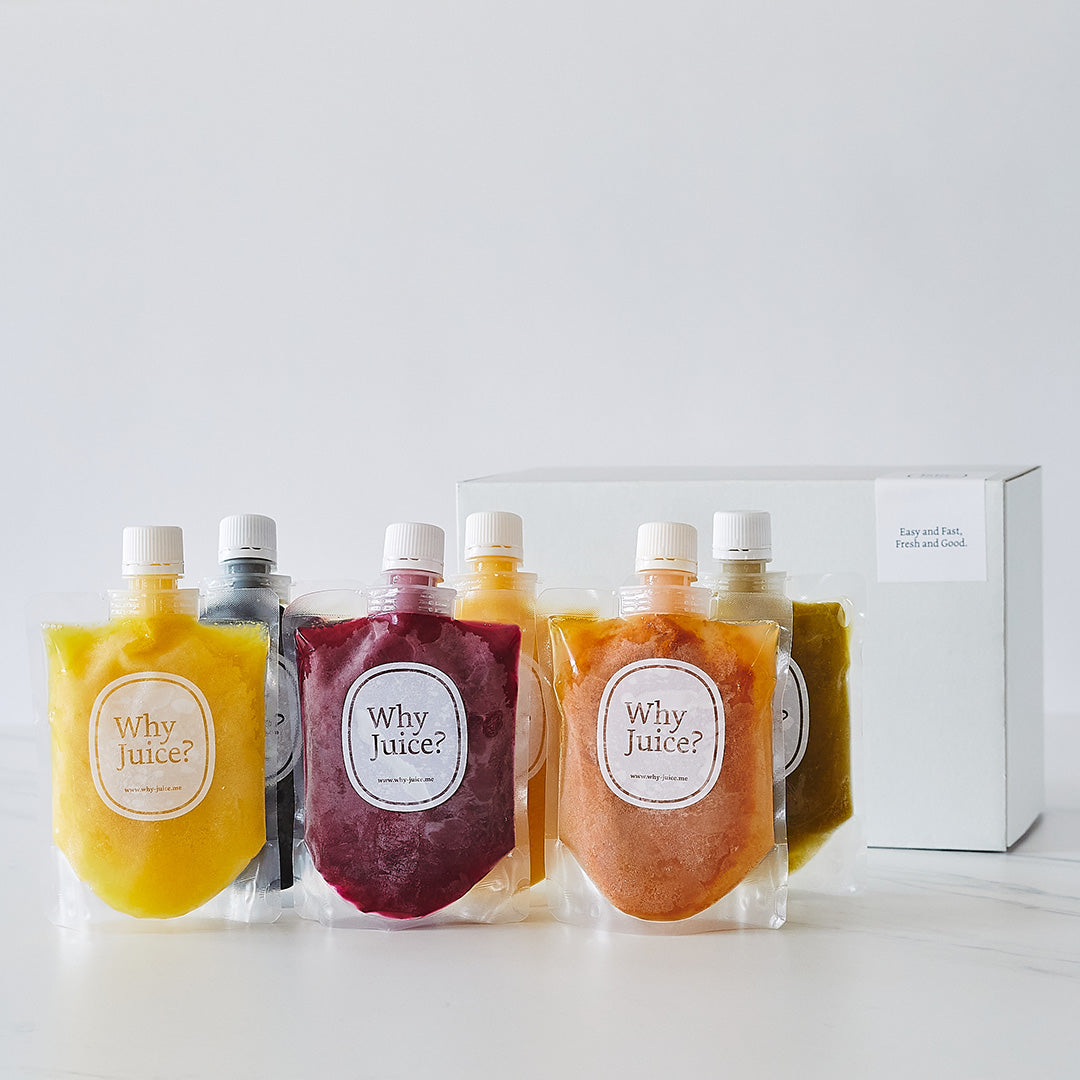 【身体を温め免疫力を高める「お米コーヒー」と回復食用「滋養粥」付き】Frozen Detox Juice Program 【Full-day "LIGHT" 】<Regular> 6本セット