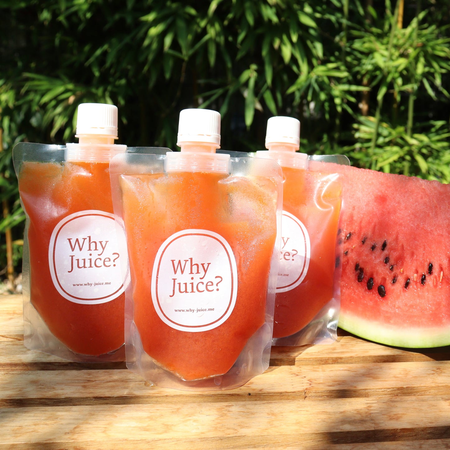 夏季限定!神奈川県三浦産スイカを使ったFrozen Cold Pressed Juice 【Mid Summer】3本セット