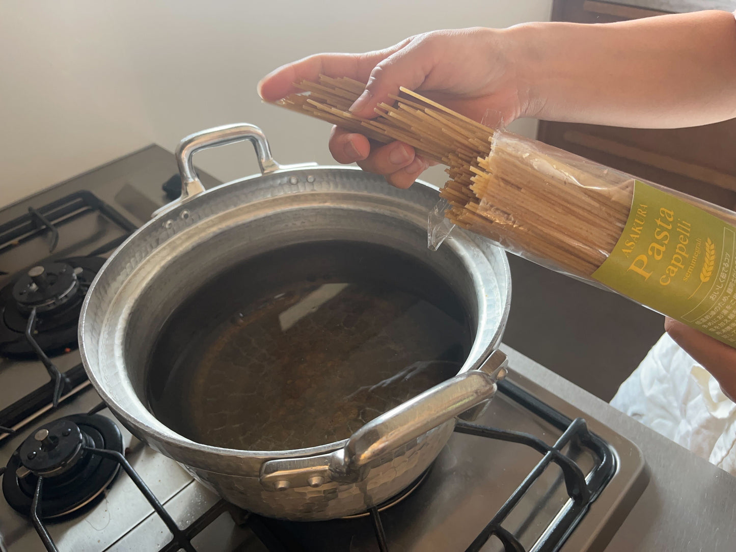 【かんたんおいしいレシピVol.6 桃の冷製パスタ】パスタと調味料セット