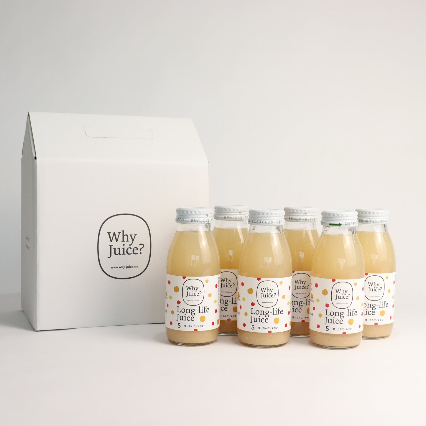 【数量限定】Long-life Juice5梨 / 6本ギフトボックス