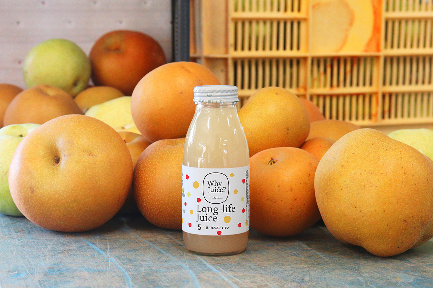 【季節限定】Fruits SODAとLong-life Juice の梨を楽しむ6本ギフトボックス