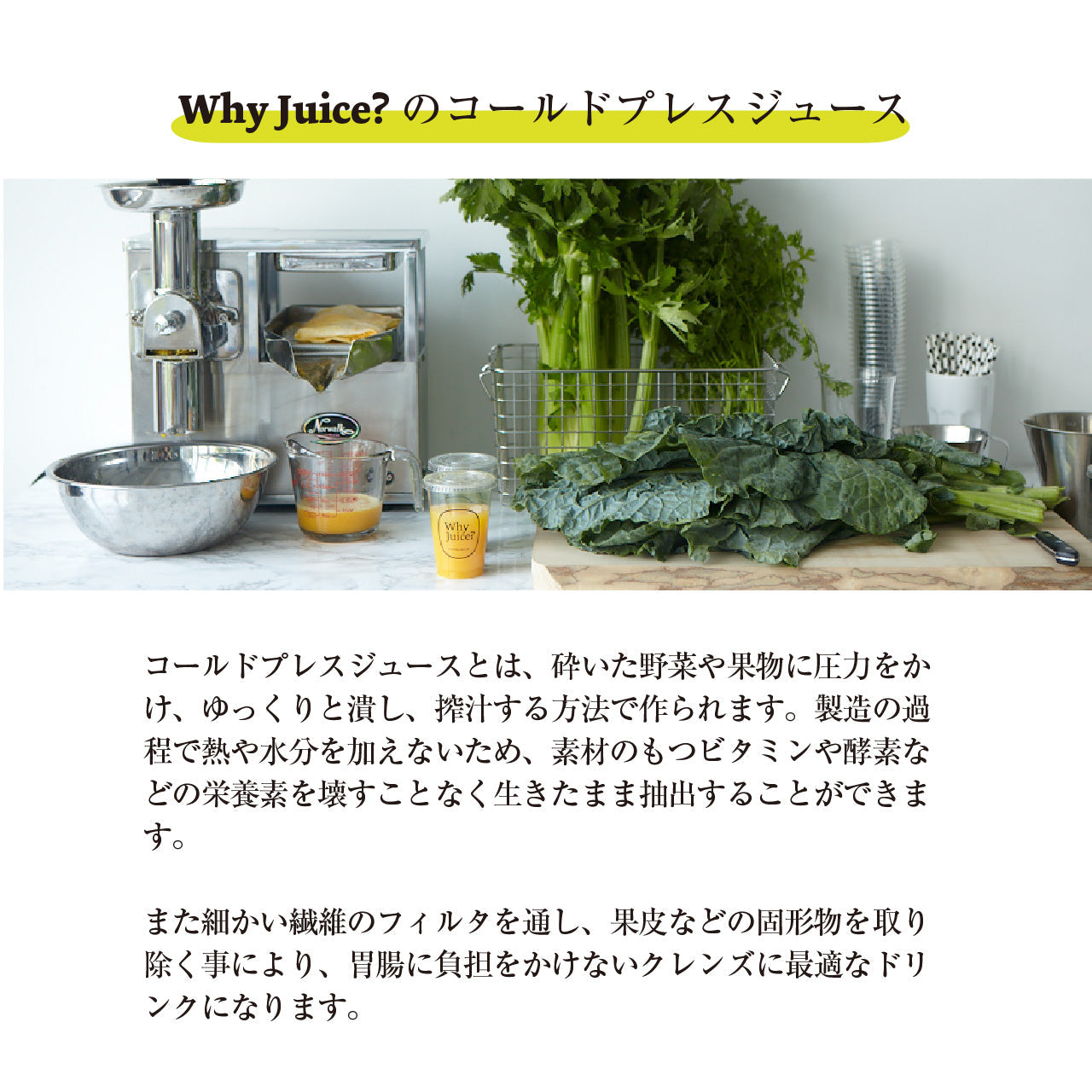 【Why Juice?人気3本セット】Frozen Cold Pressed Juice