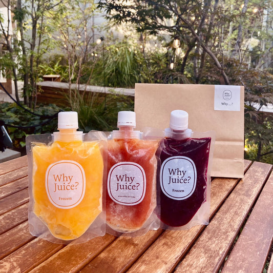 【Why Juice?人気3本セット】Frozen Cold Pressed Juice