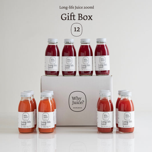 【敬老の日】Long-life Juice 12本ギフトボックス(お野菜たっぷりセット)