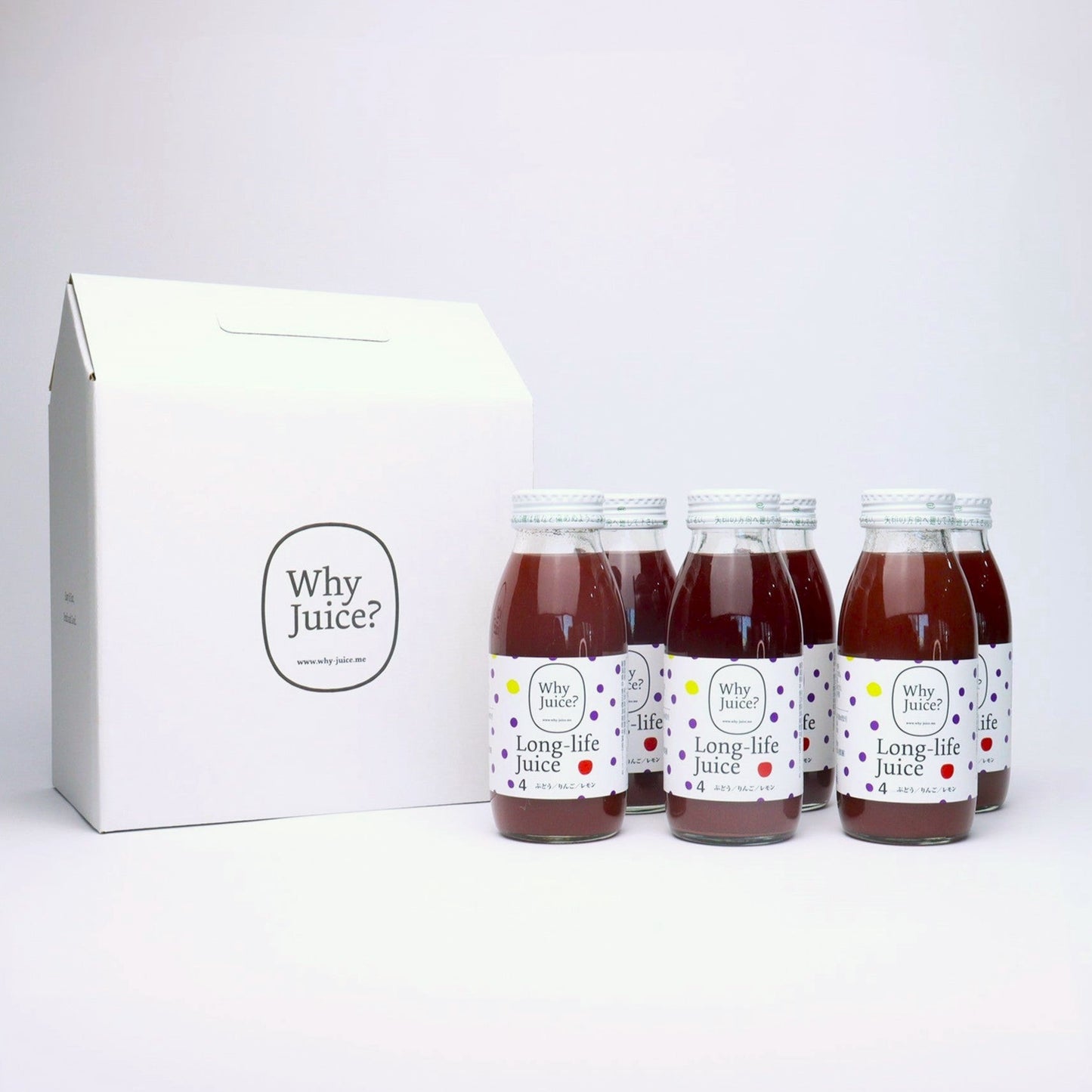 【数量限定】Long-life Juice 4 ぶどう/6本ギフトボックス
